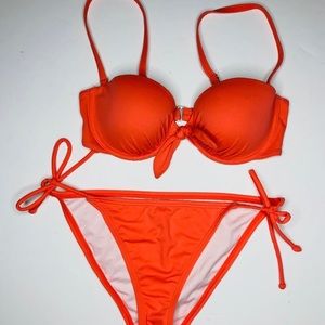 VS orange bikini